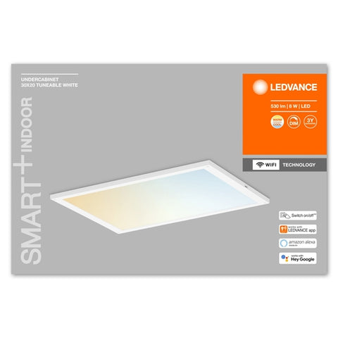 LEDVANCE Wifi SMART+ LED Unterbauleuchte 30x20cm Tunable Weiß 8W / 2700-6500K