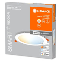 LEDVANCE  Wifi SMART+ RECESS SLIM DOWNLIGHT Ø 225mm, T TW / 22 W Tunable White, 3000…6500K