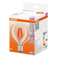 OSRAM Dimmbare FILAMENT LED-Lampe LED SUPERSTAR+ CL GLOBE95 FIL 100 dim 11W/940 E27 CRI90 BOX, E27