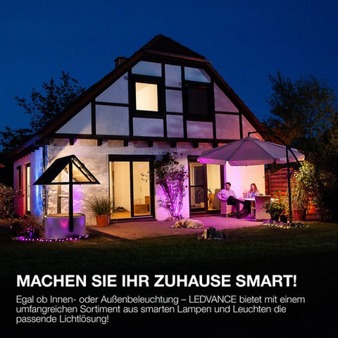 LEDVANCE LED WiFi Deckenleuchte weiß, 28 W 2000LM, 3000-6500K, 45x45 cm, Wandleuchte dimmbar, RGB Technologie, Smart+ Planon, steuerbar über App oder Sprachassistenten wie Alexa oder Google,