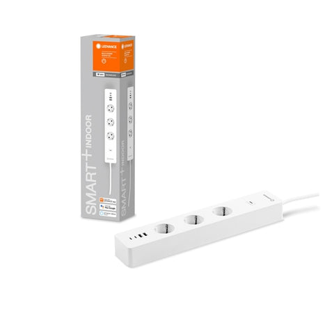 LEDVANCE Wifi SMART+ 3 WAY PLUG 3er Steckdosenleiste mit USB EU