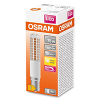 OSRAM LED SPECIAL T SLIM Lampe dimmbar (ex 75W) 9W / 2700K Warmweiß B15d