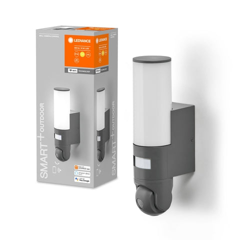 LEDVANCE Wifi SMART+ WALL CAMERA CONTROL Gartenleuchte mit HD Kamera Sensor 16W / 3000K Warmweiß