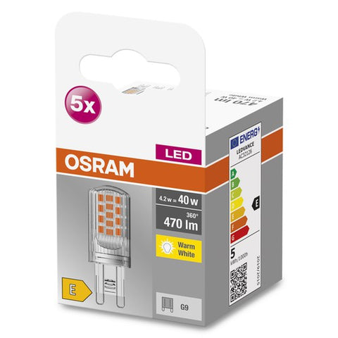 OSRAM LED BASE PIN G9 LED-Lampe CL40 non-dimmable 4.2W