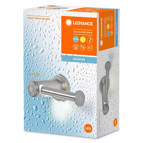 LEDVANCE BATHROOM Toilettenpapierhalter + Licht, 0,18W, 10lm