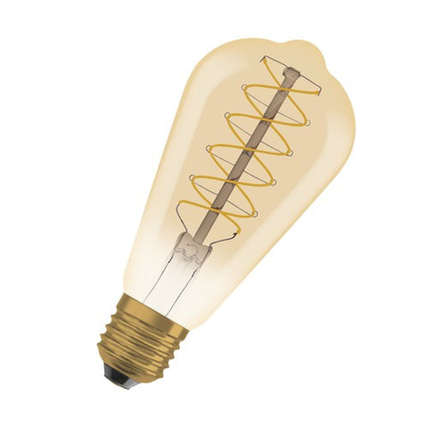 OSRAM Vintage 1906 LED-Lampe, Gold-Tönung, 7W, 600lm