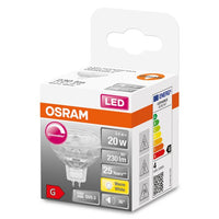 OSRAM Superstar Reflektorlampe klares Glas ,Warmweiß (2700K), 230 Lumen, Ersatz für herkömmliche 20W-Leuchtmittel, dimmbar GU5.3