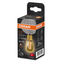 OSRAM Vintage 1906 LED-Lampe, Gold-Tönung, 4,8W, 360lm