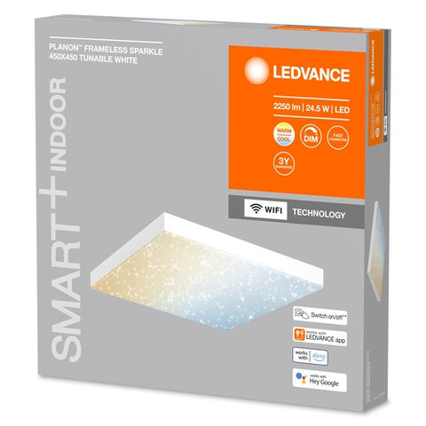 LEDVANCE SMART+ WiFi-Glitzer-Panelleuchte 450X450, 24,5W