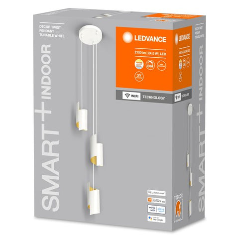 LEDVANCE SMART+ WiFi DECOR Pendelleuchte weiß, 24.5W, 2100lm