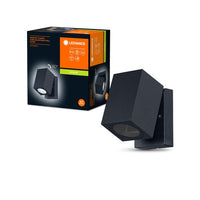 LEDVANCE ENDURA Classic Cube Außen-Wandleuchte, schwarz GU10