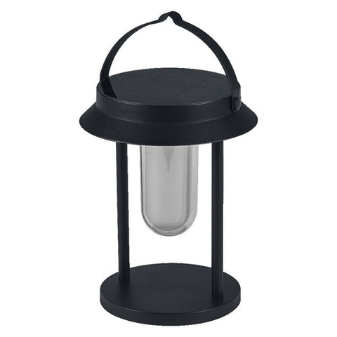 LEDVANCE SMART+ Outdoor Bluetooth Solar-Tischleuchte, mit Weißlicht (3000K) + Farblicht, stromunabhängig, bis 5 Stunden Brenndauer bei 100% Licht, wiederaufladbar, Schutzklasse IP44, schwarz