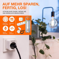 LEDVANCE Smart+ Outdoor Plug, ZigBee schaltbare Steckdose, für die Lichtsteuerung in Ihrem Smart Home, Direkt kompatibel mit Echo Plus und Echo Show (2. Gen.), Kompatibel mit Philips Hue Bridge