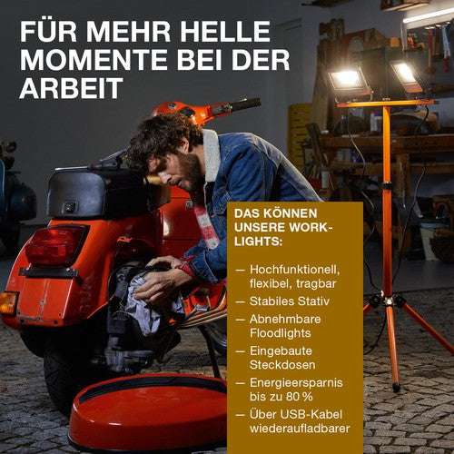 KERBL LED-Baustrahler 7.000 lm, 70 W, 345623 günstig online kaufen