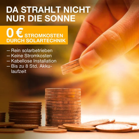 LEDVANCE ENDURA® Style Circle Double Solar Sockel LED Wegeleuchte mit Sensor 6W / 3000K Schwarz