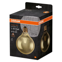 OSRAM Vintage 1906® GLOBE LED Lampe (ex 35W) 4W / 2400K Warmweiß E27 Gold Optik