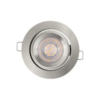 LEDVANCE LED Einbaustrahler 3er Set, 3x 5W, Warmweiß, Stufenlos Dimmbar per Wandschalter, grau