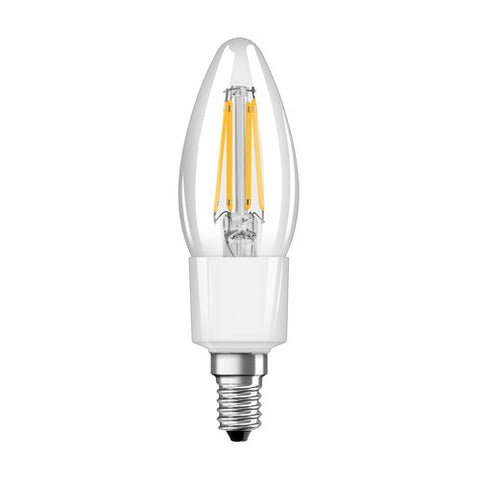 LEDVANCE Bluetooth SMART+ Filament Classic LED Lampe dimmbar (ex 40W) 4W / 2700K Warmweiß E14