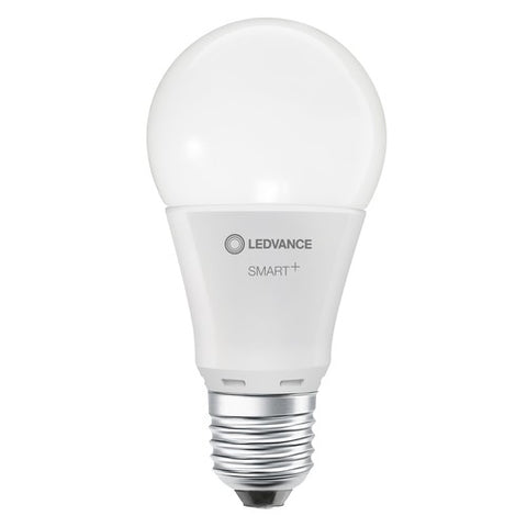 LEDVANCE Smart+ LED, ZigBee Lampe mit E27 Sockel, warmweiß, dimmbar, Direkt kompatibel mit Echo Plus und Echo Show (2. Gen.), Kompatibel mit Philips Hue Bridge
