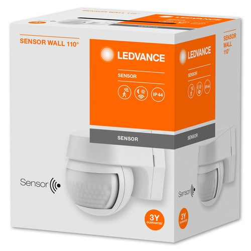 LEDVANCE SENSOR WALL 110DEG IP44 WT