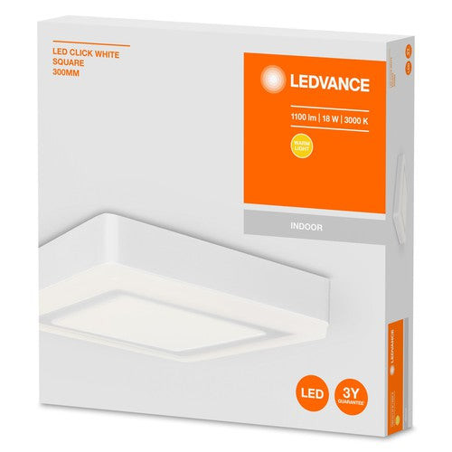 LEDVANCE LED CLICK White SQ 300 mm 18 W