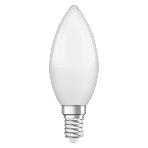 OSRAM LED Base LED Lampe Kerzenform matt (ex 40W) 5,5W / 4000K Kaltweiß E14 4er Pack