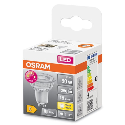 OSRAM LED THREE STEP PAR16 LED Spot dimmbar (ex 50W) 4,5W / 2700K Warmweiß GU10