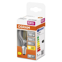 OSRAM LED Retrofit Classic P LED Lampe (ex 60W) 6,5W / 2700K Warmweiß E14