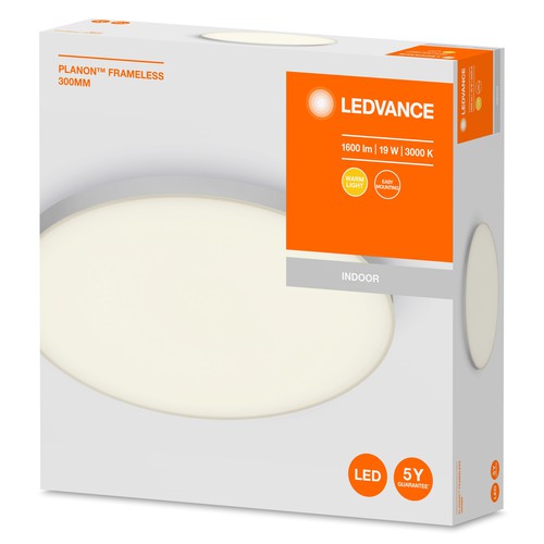 ATOMANT LED-Deckenleuchte 48W Quadratisch – Rahmenlos, 4400 Lumen, Kaltweiß 6500K, 300x300mm