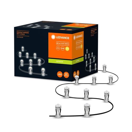 LEDVANCE Gartenleuchte LED: für Boden, ENDURA GARDEN DOT / 6 W, 220…240 V, Ausstrahlungswinkel: 33°, Warm White, 3000 K, Gehäusematerial: Polycarbonat (PC), IP65-LEDVANCE-LEDVANCE Shop